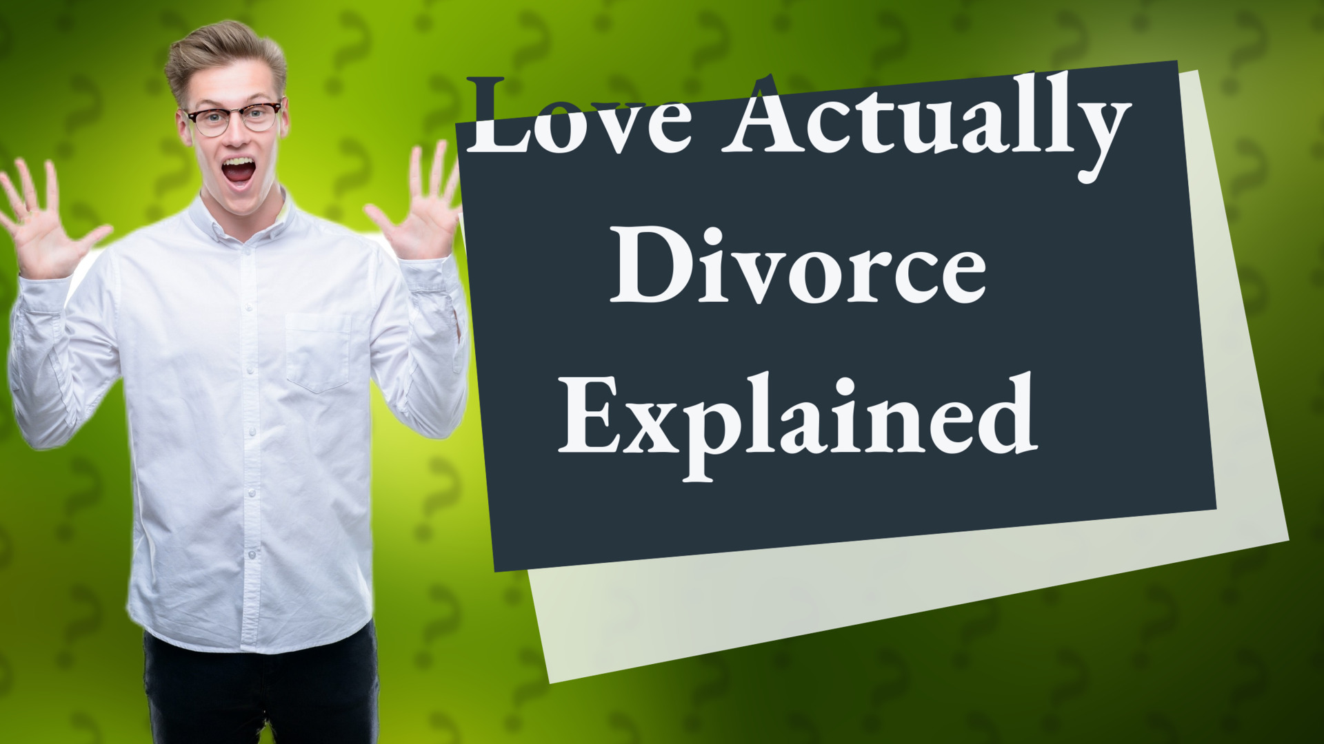 Love Actually Divorce Explained