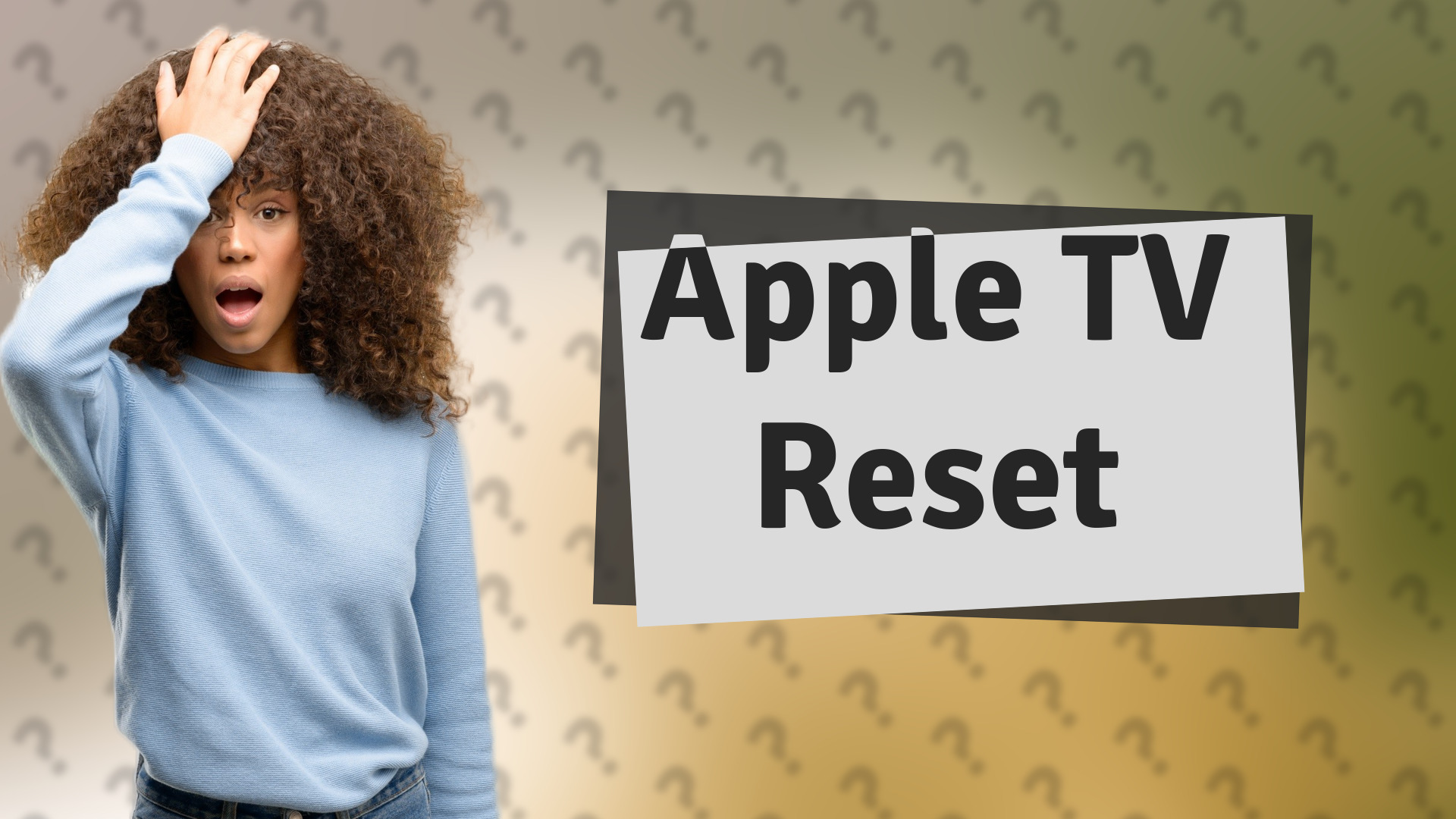 Apple TV Reset