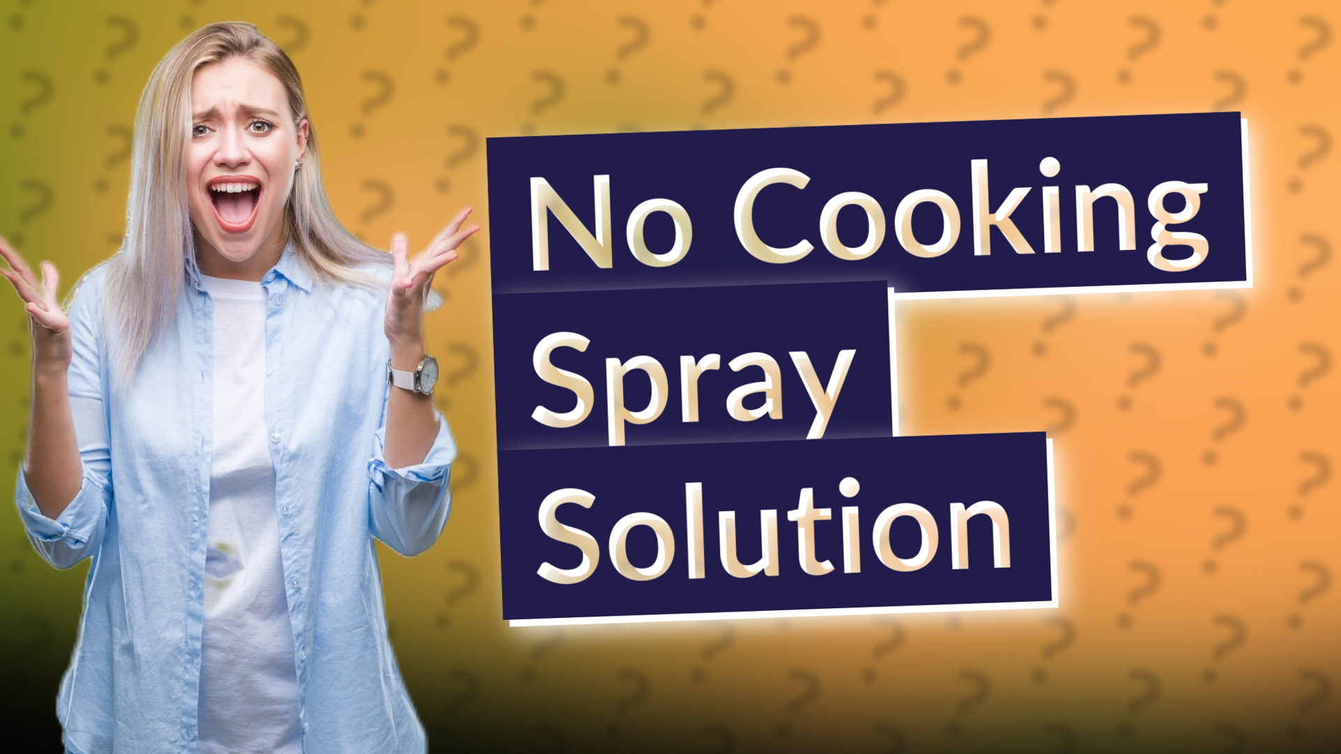 No Cooking Spray Solution