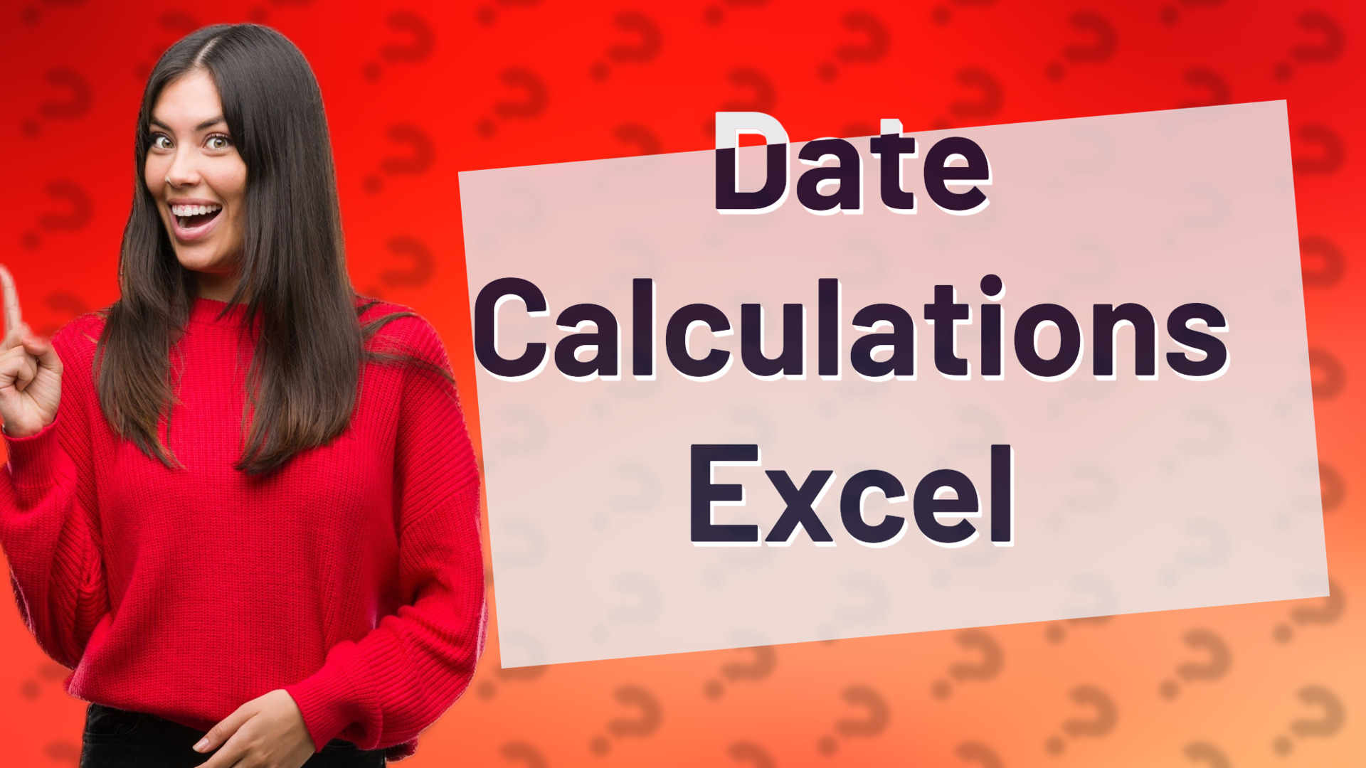 Date Calculations Excel
