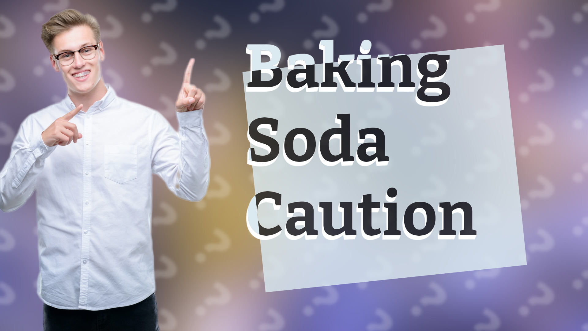 Baking Soda Caution