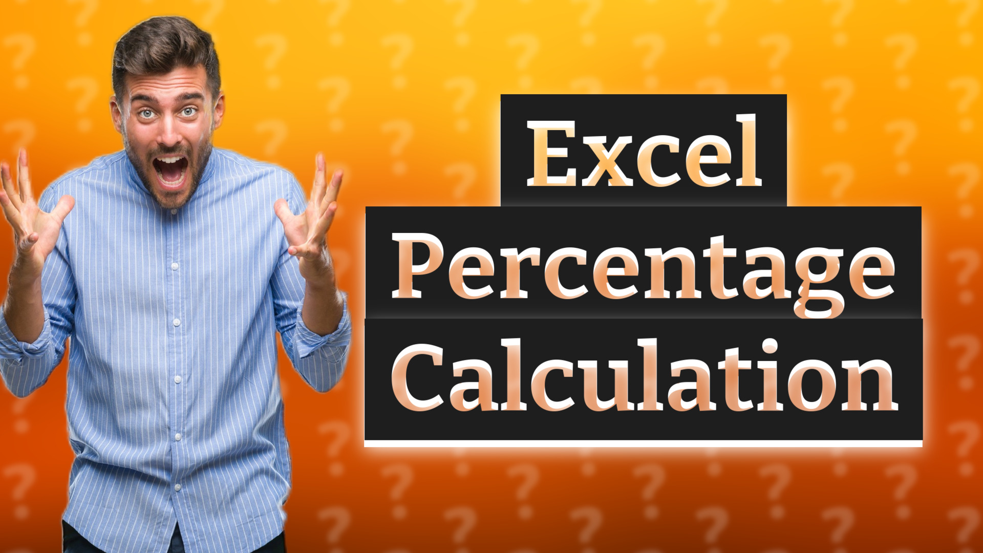 Excel Percentage Calculation