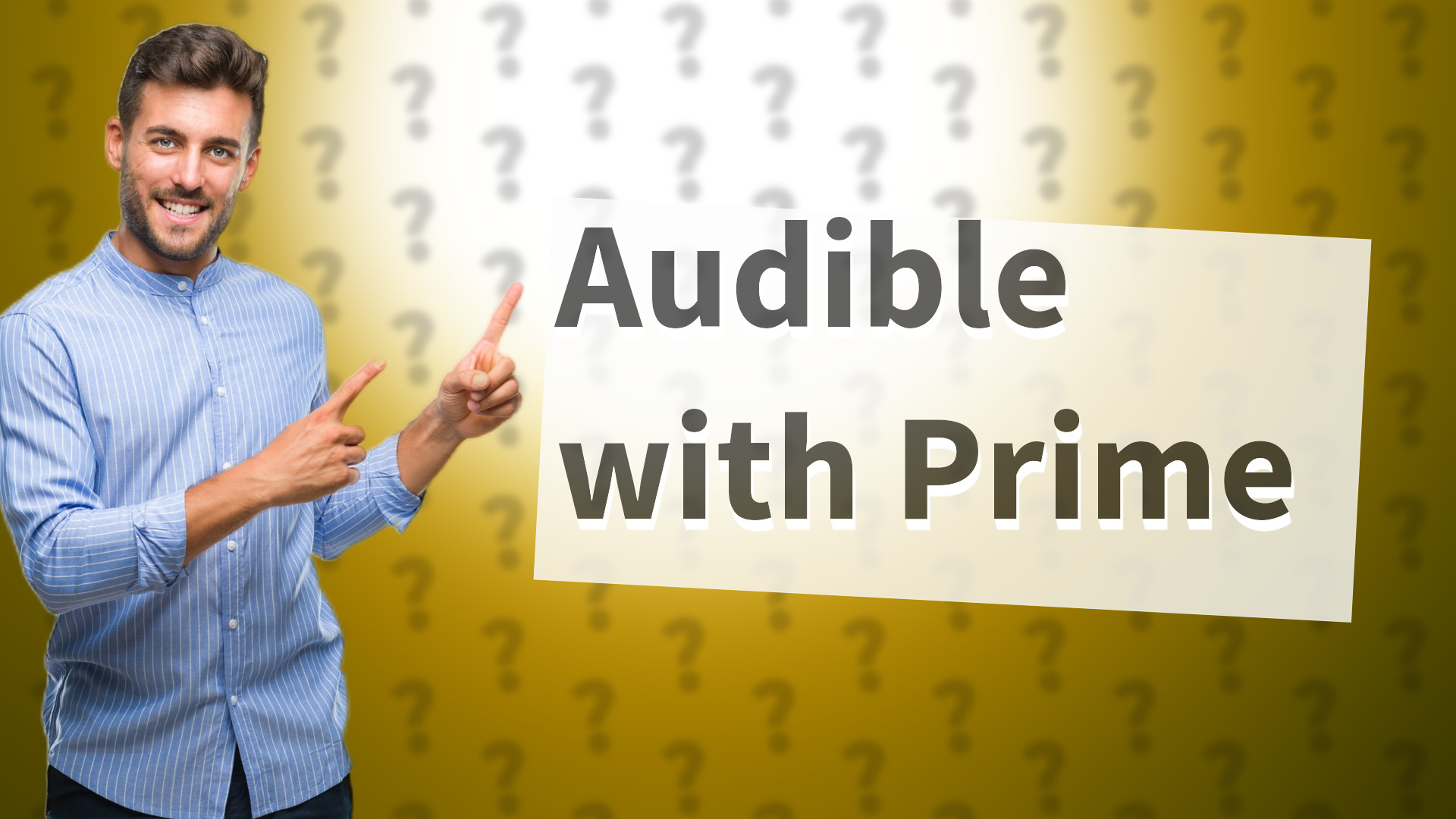 Audible with Prime