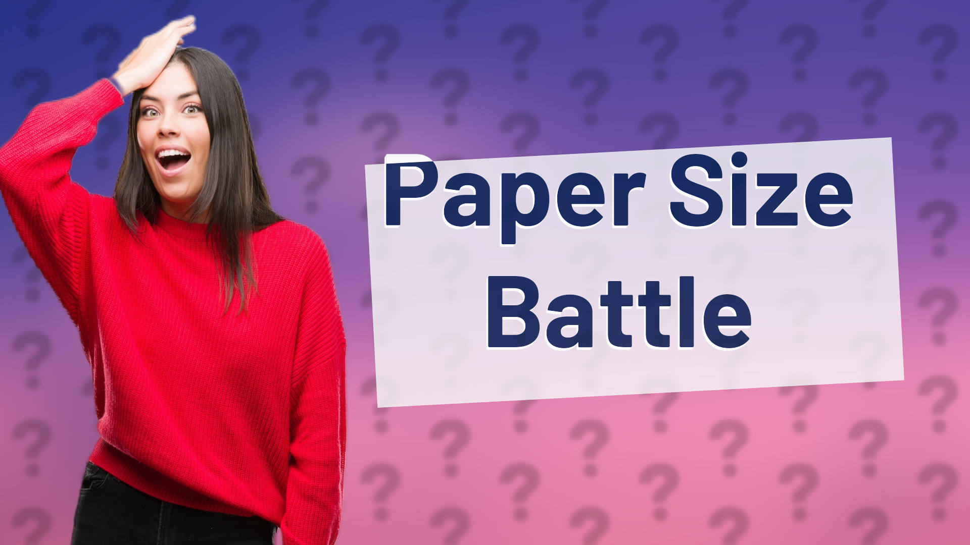 Paper Size Battle