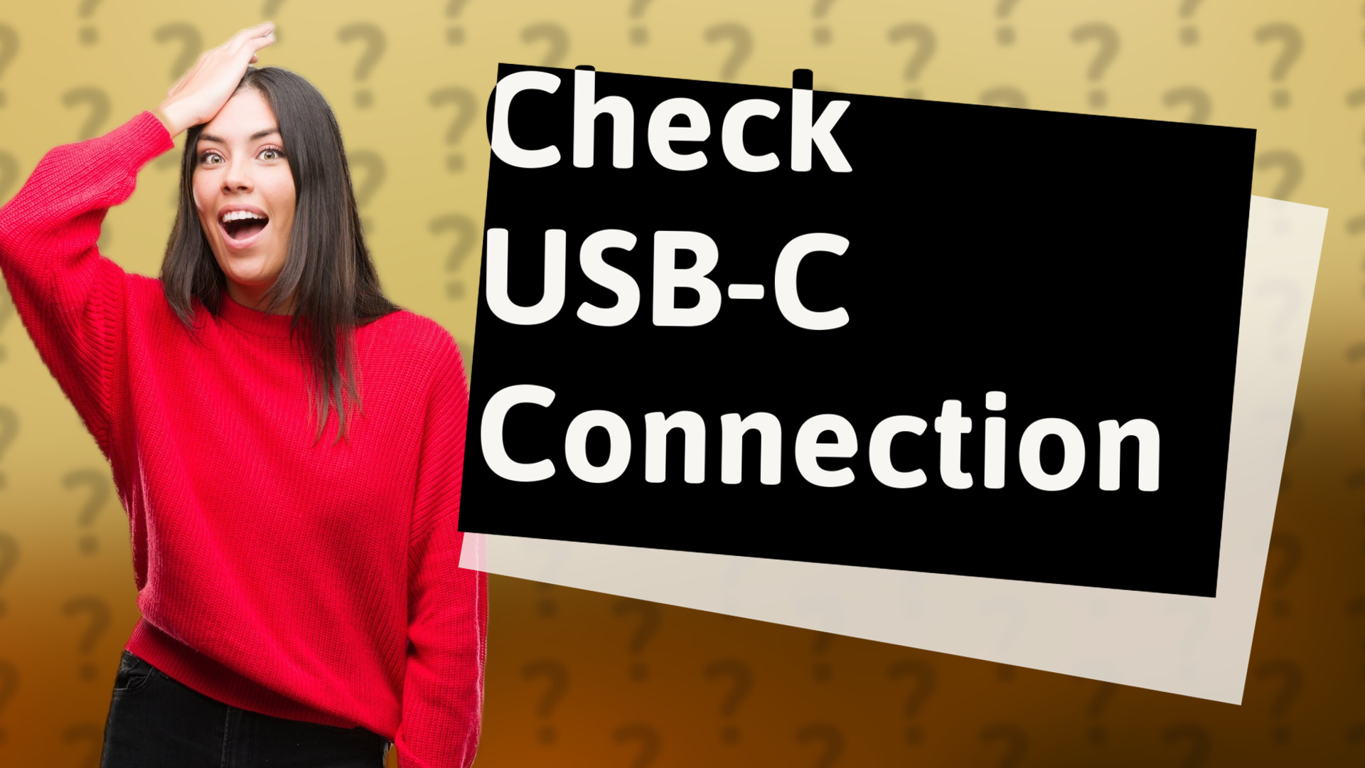Check USB-C Connection