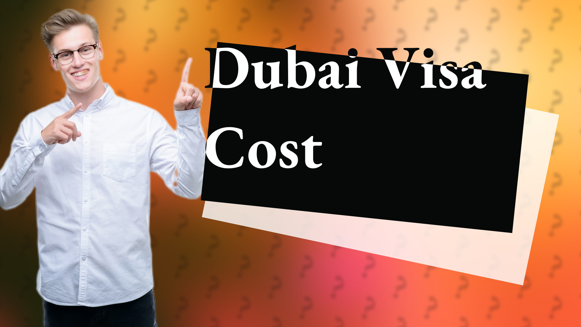 Dubai Visa Cost
