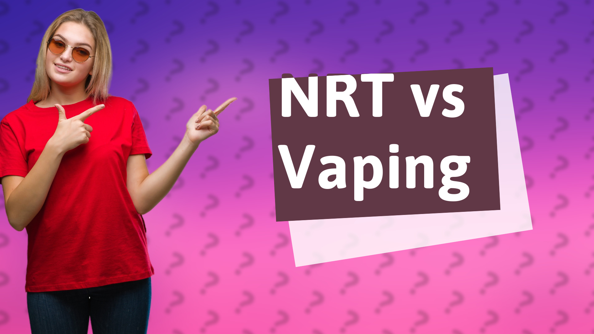 NRT vs Vaping