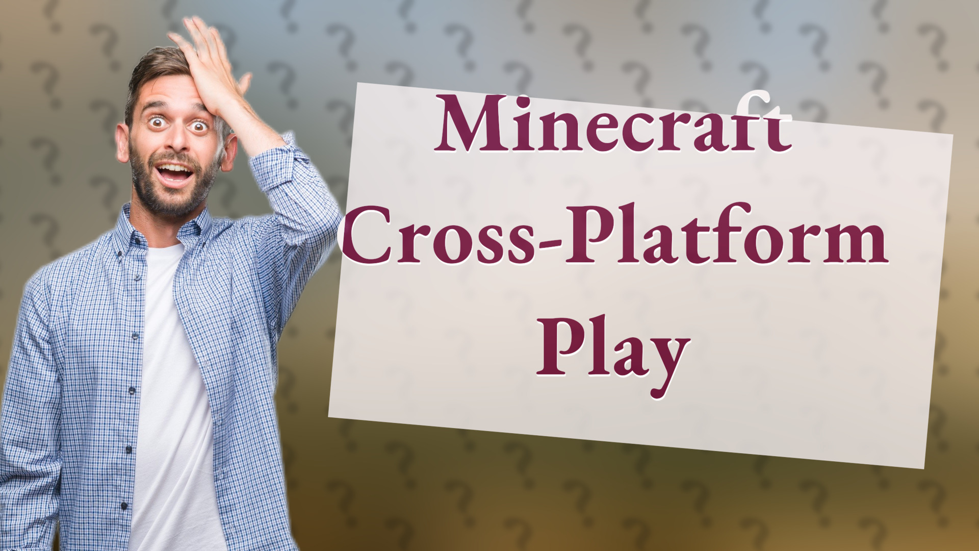 Minecraft Cross-Platform Play