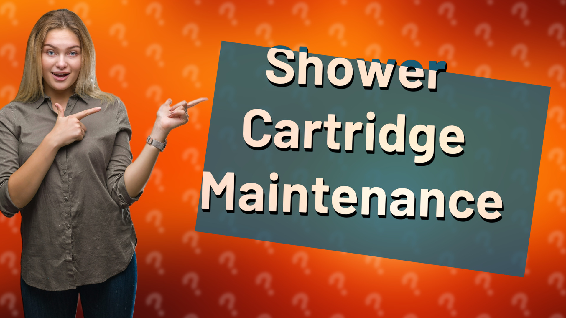 Shower Cartridge Maintenance