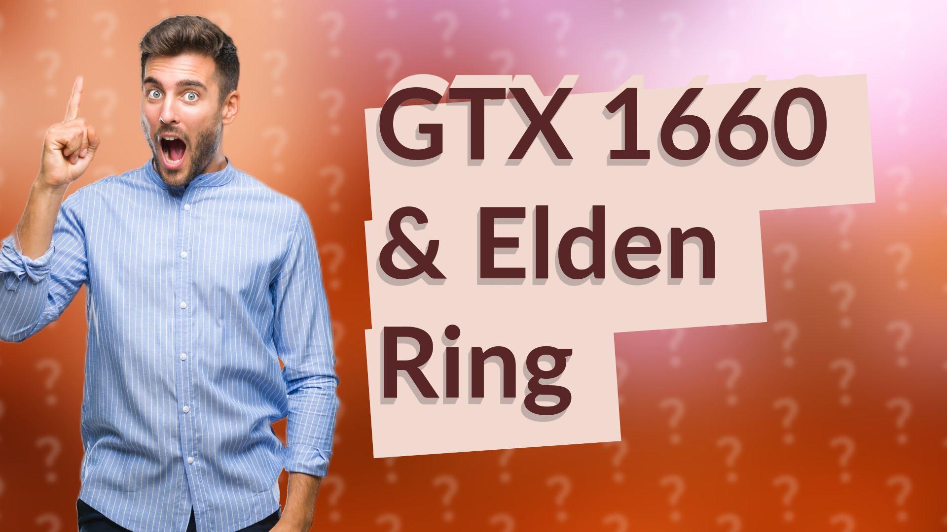 GTX 1660 & Elden Ring