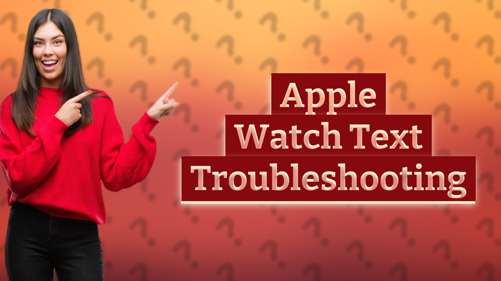 Apple Watch Text Troubleshooting