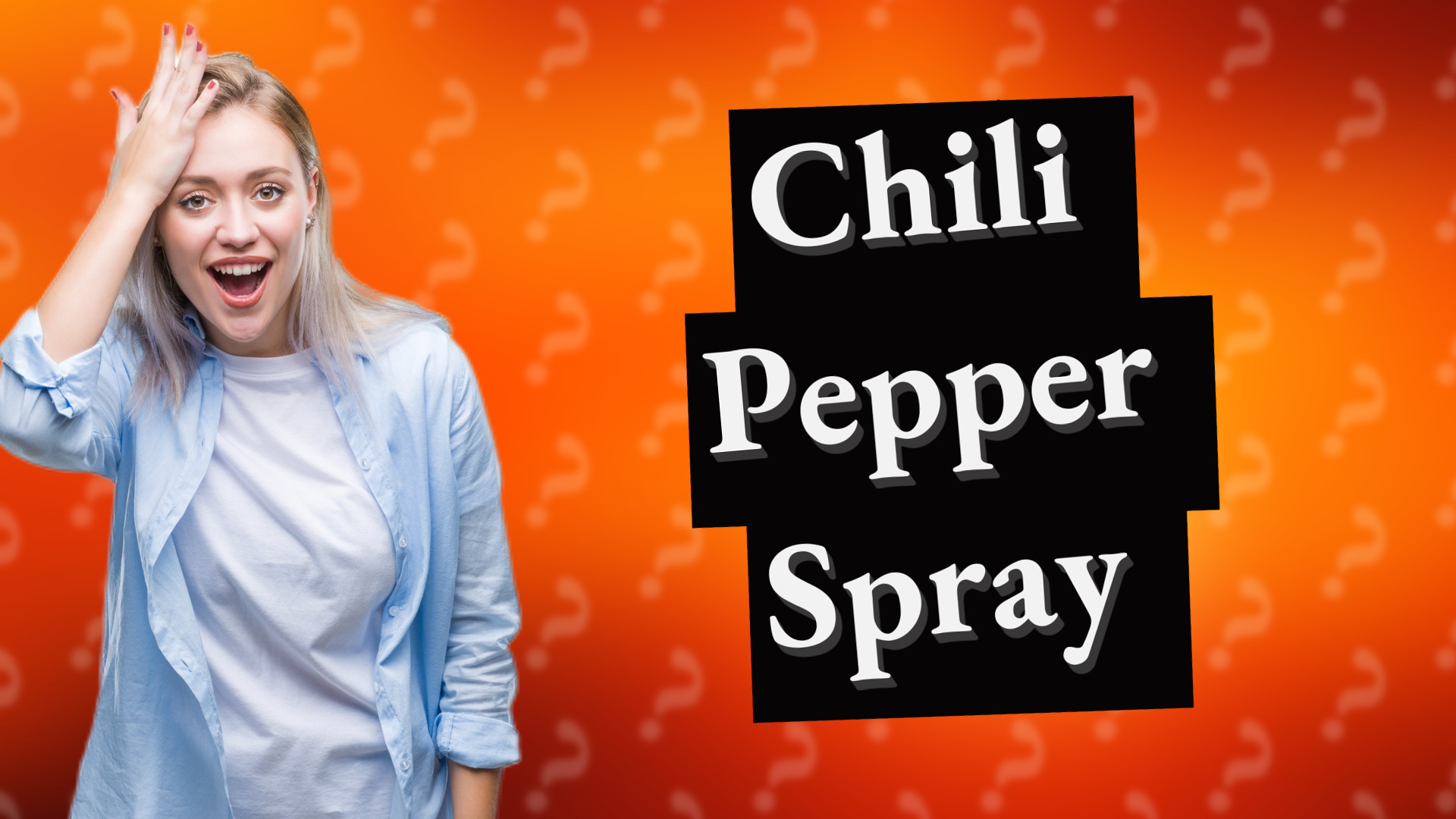 Chili Pepper Spray