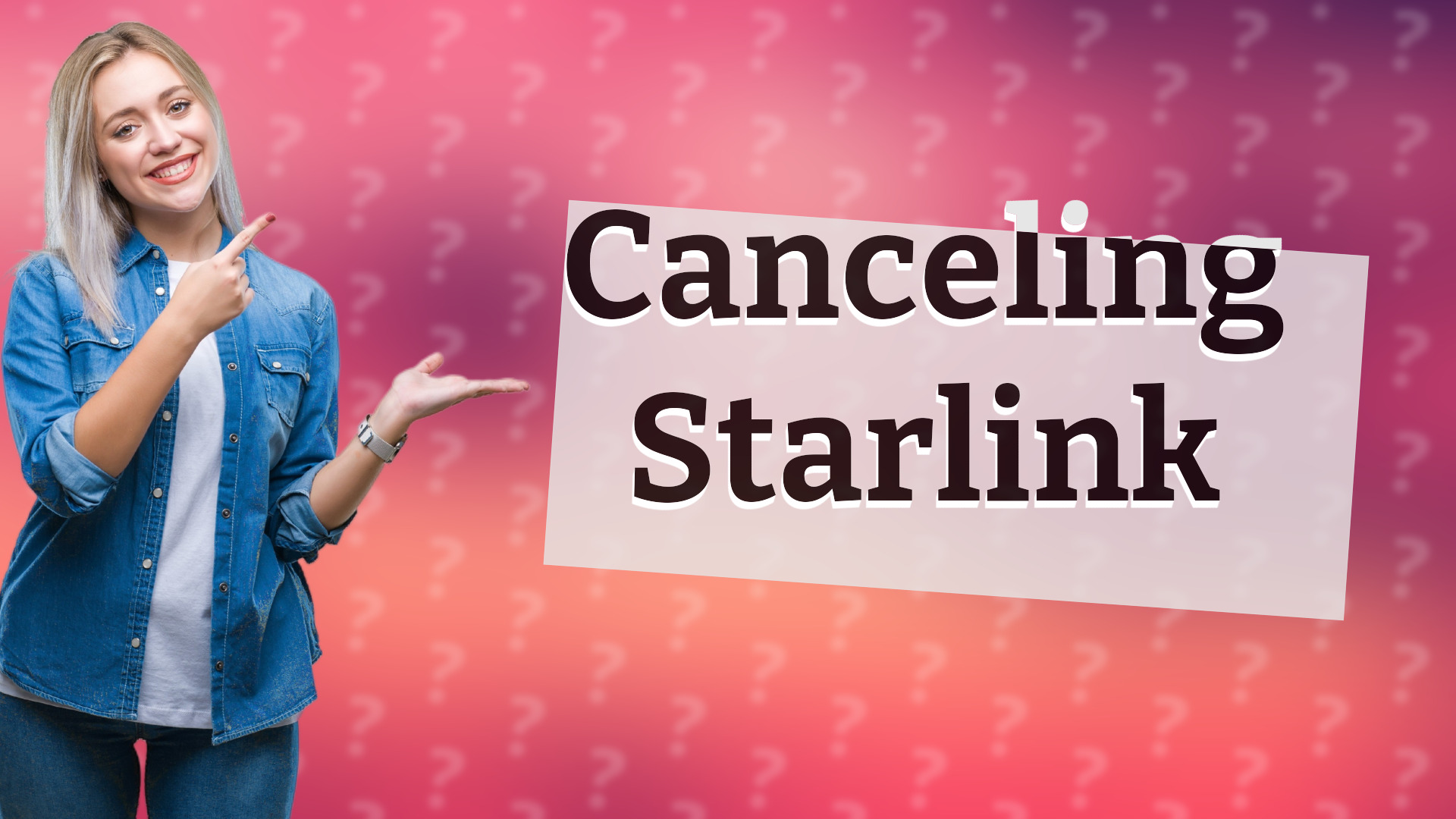 Canceling Starlink