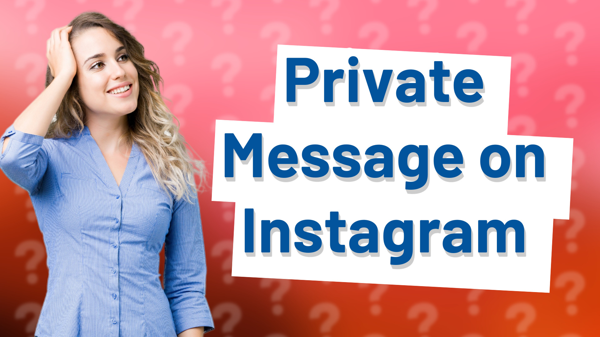 Private Message on Instagram