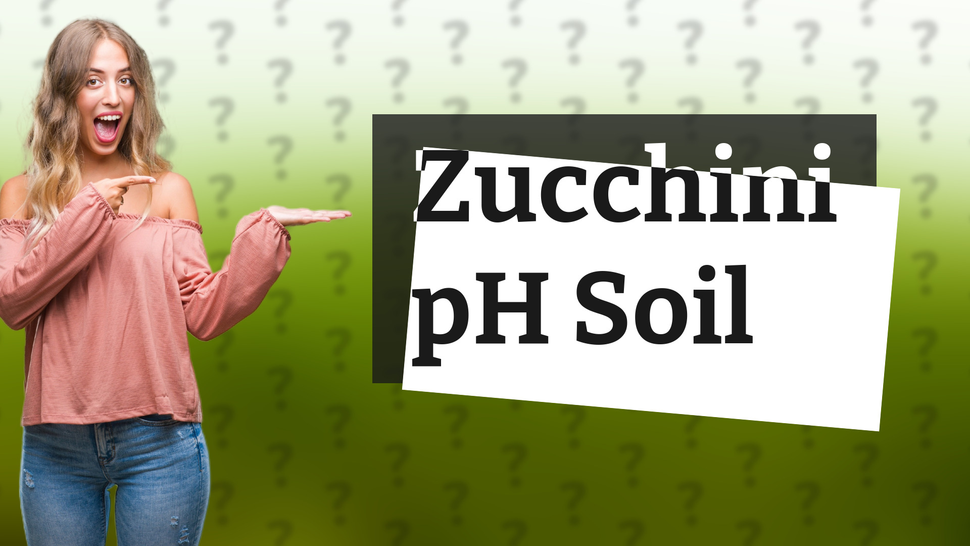 Zucchini pH Soil