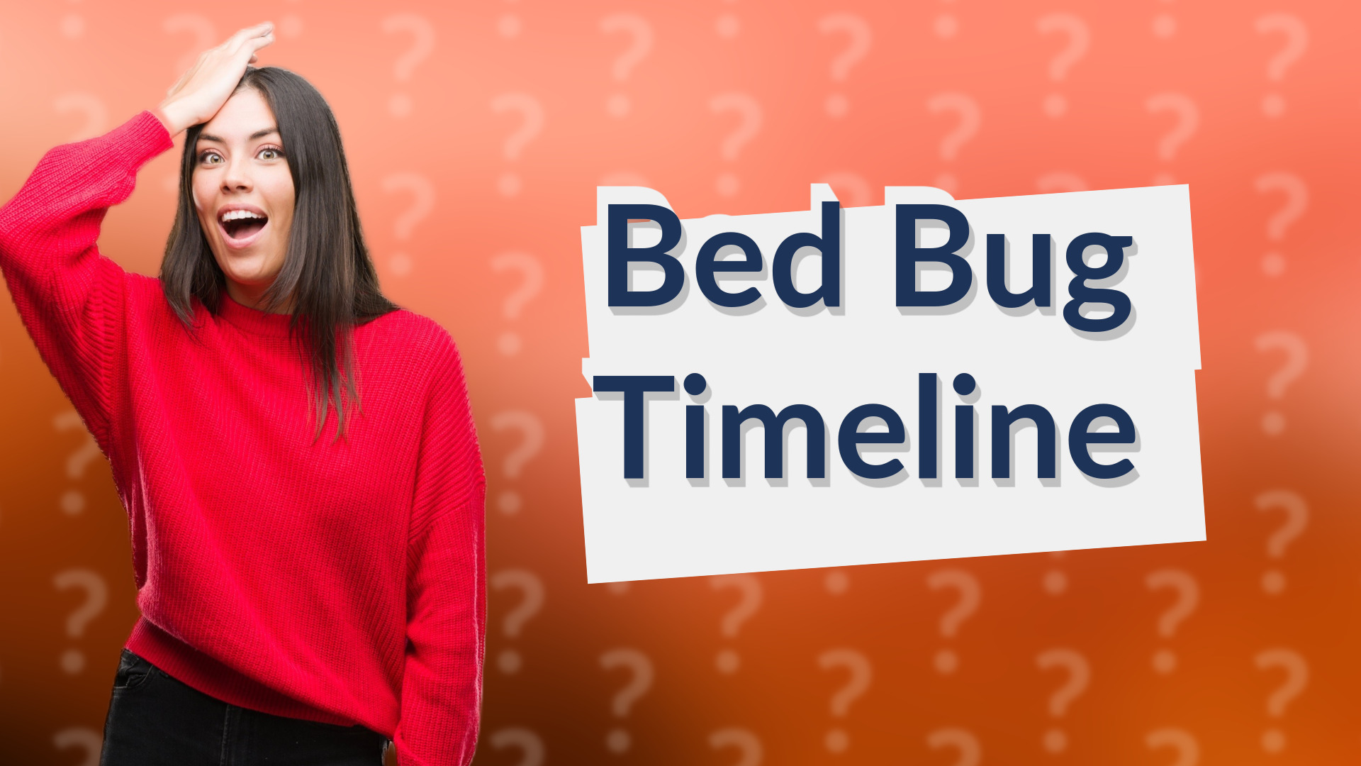 Bed Bug Timeline