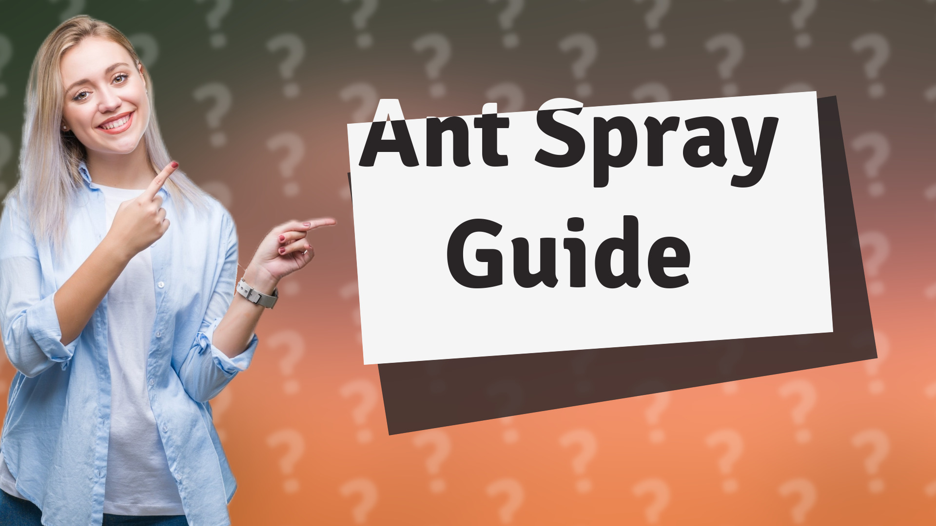 Ant Spray Guide