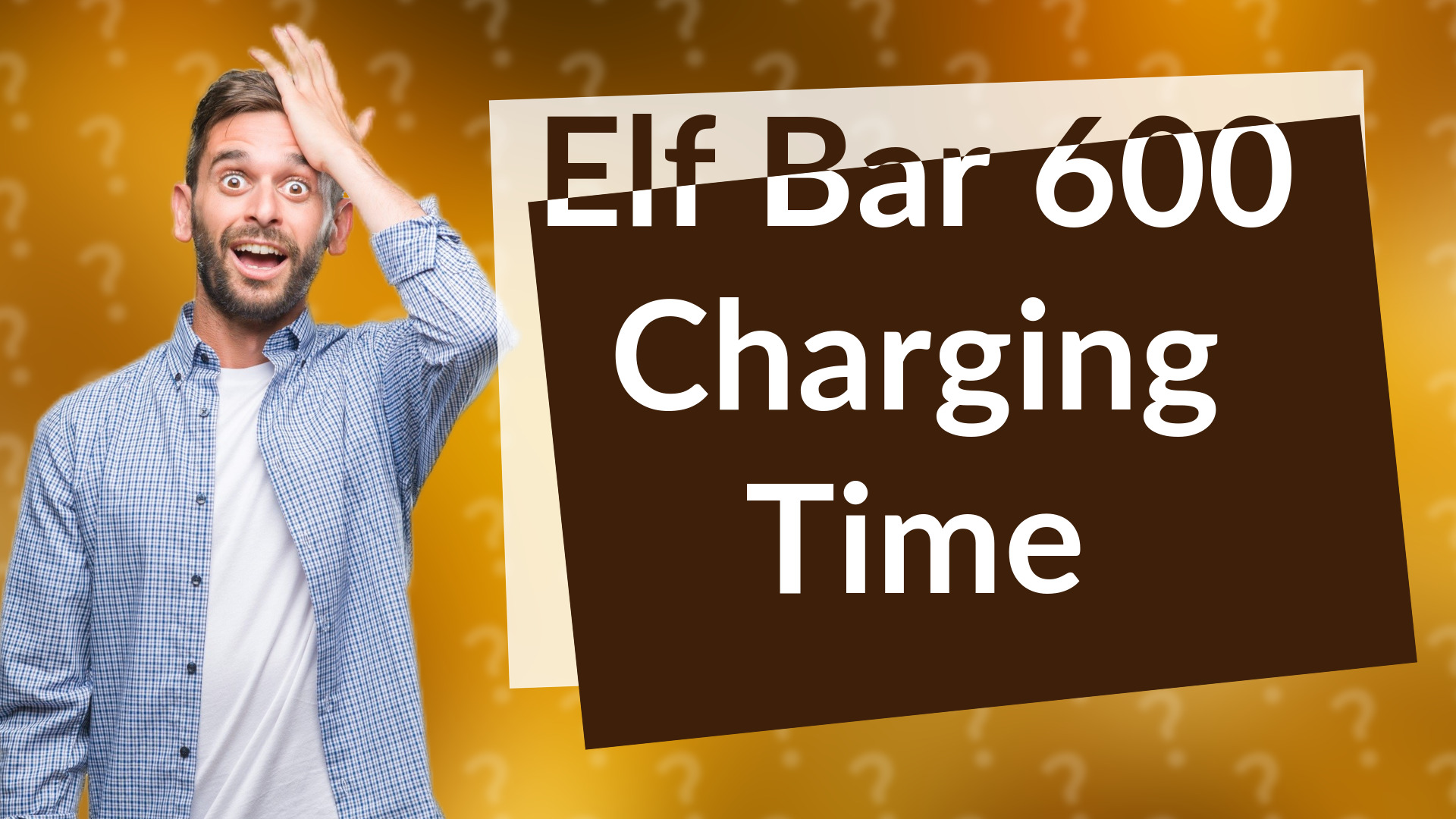 Elf Bar 600 Charging Time