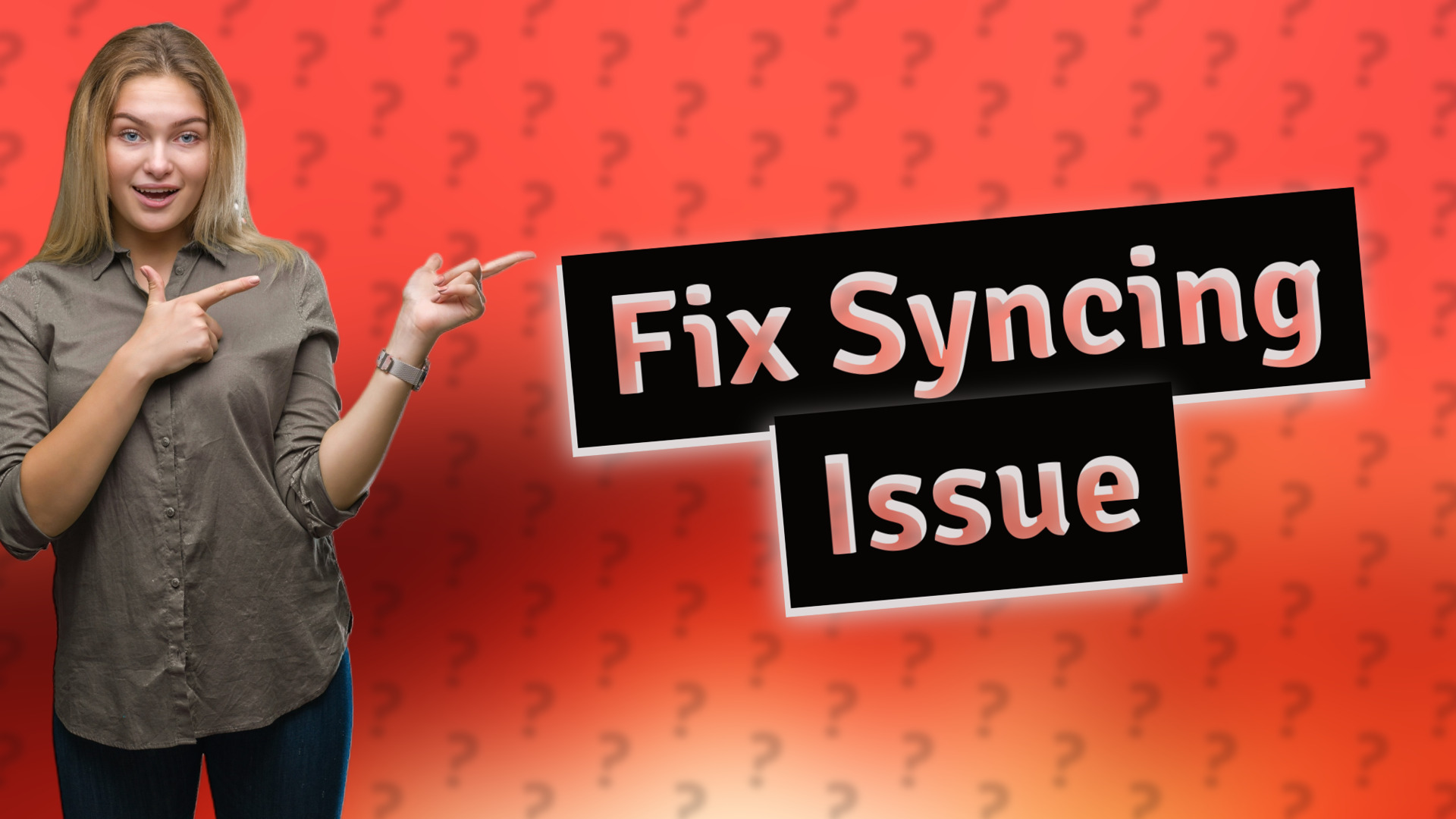 Fix Syncing Issue