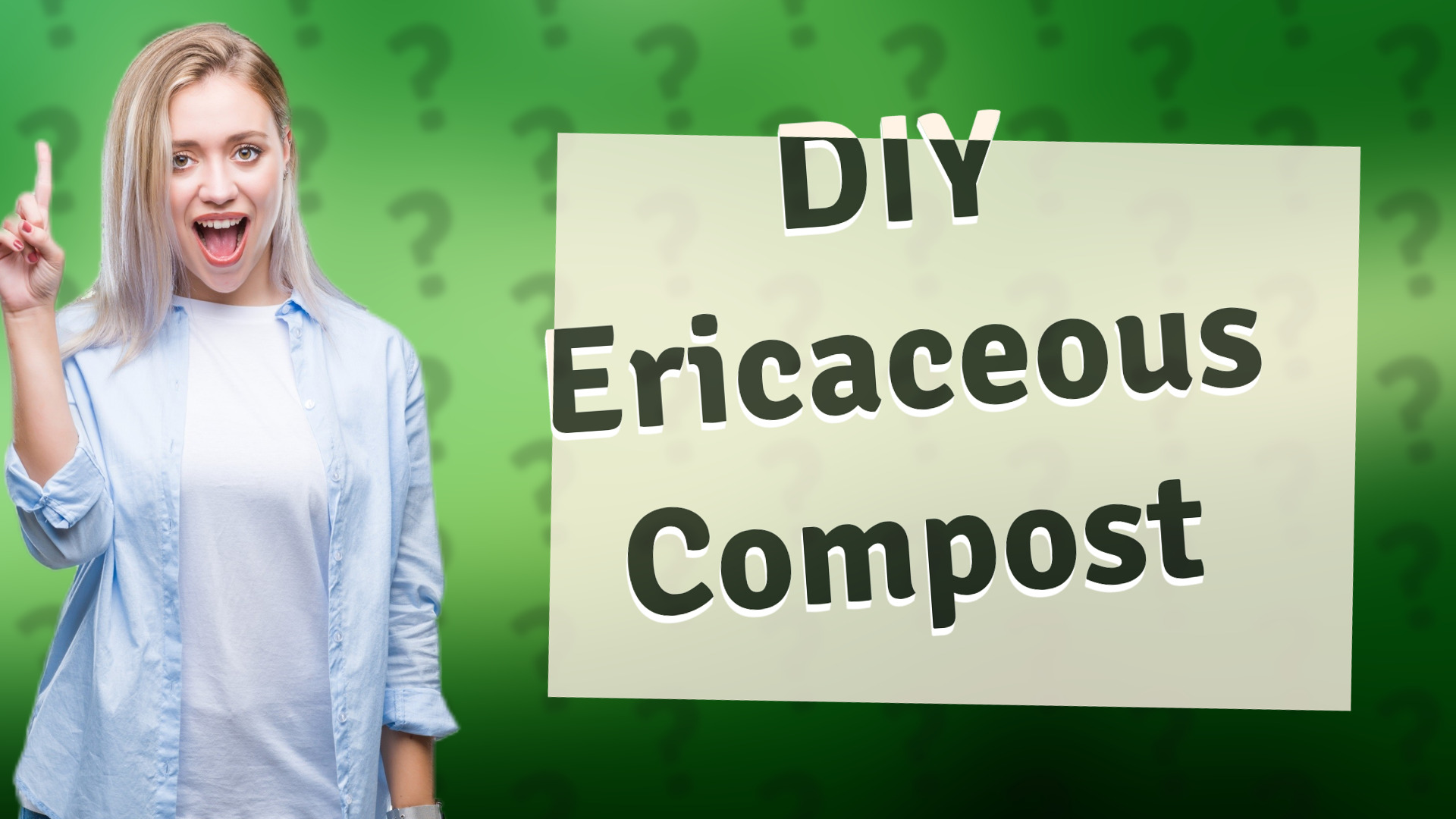 DIY Ericaceous Compost