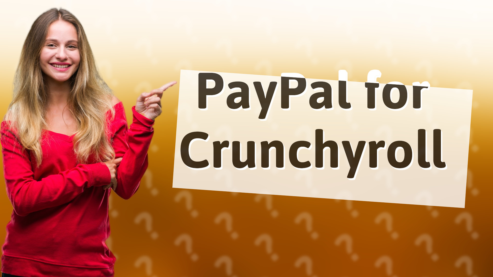 PayPal for Crunchyroll