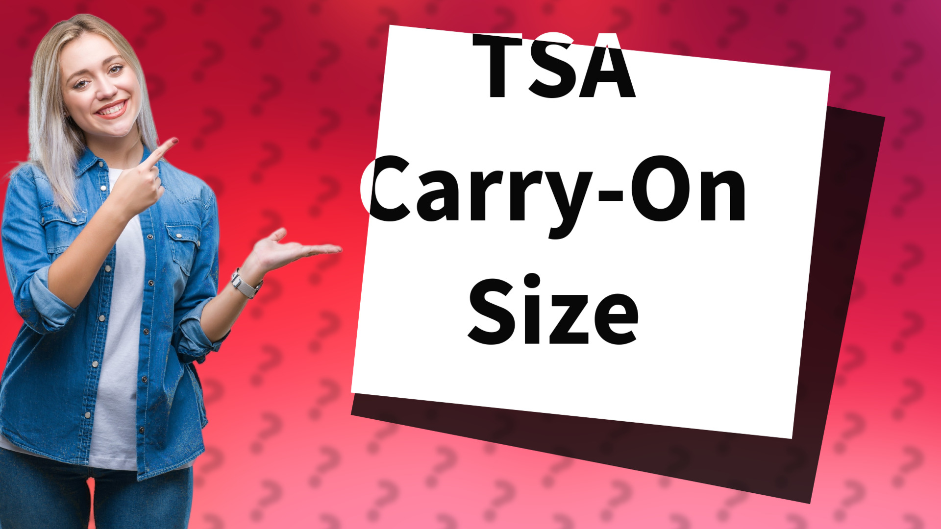 TSA Carry-On Size