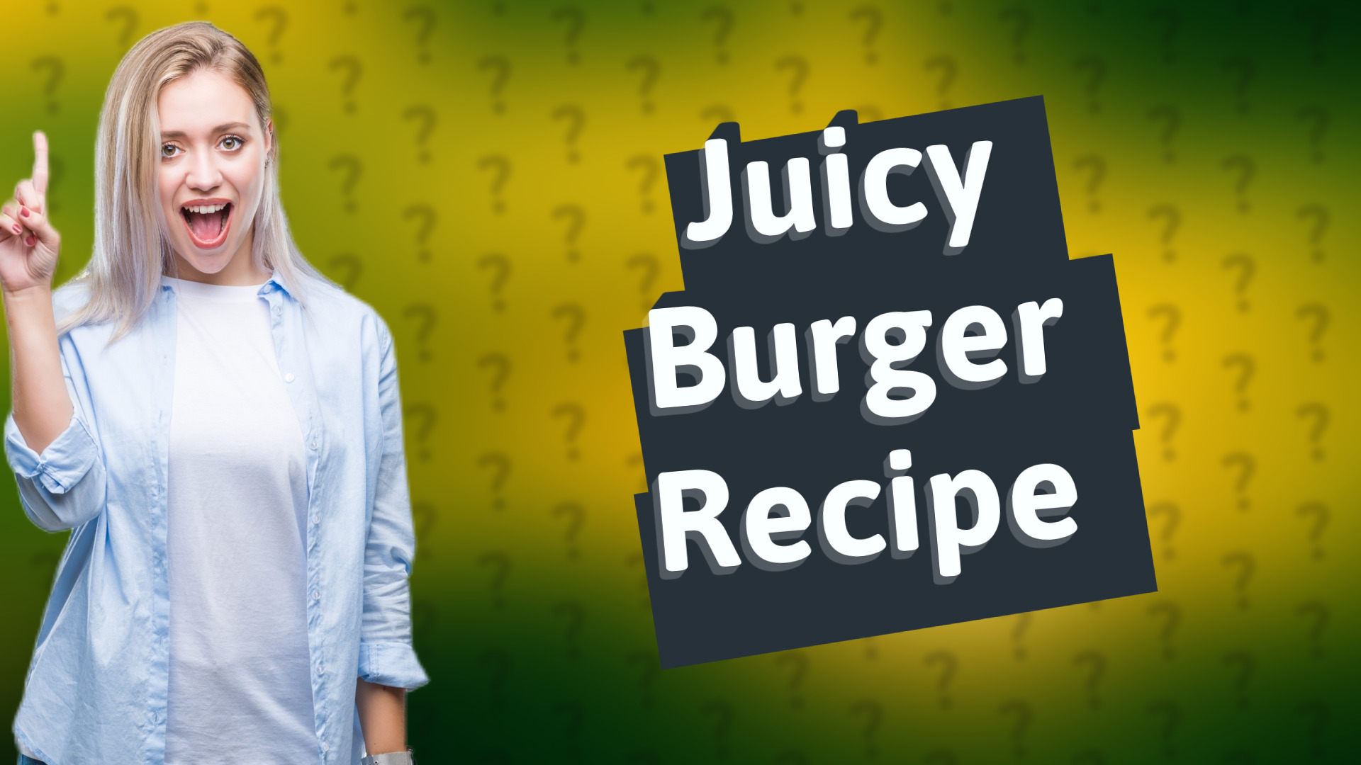 Juicy Burger Recipe