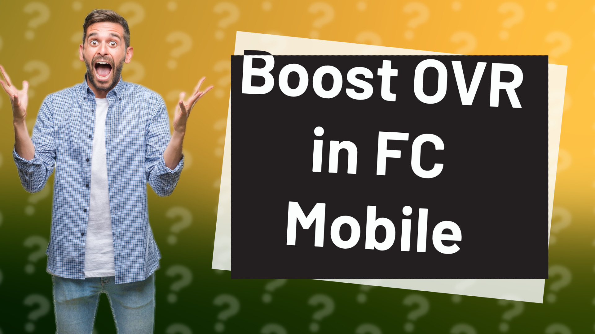 Boost OVR in FC Mobile