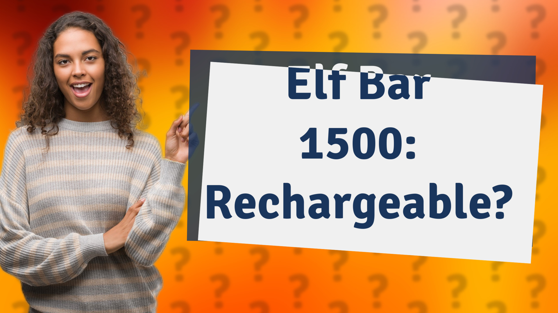 Elf Bar 1500: Rechargeable?