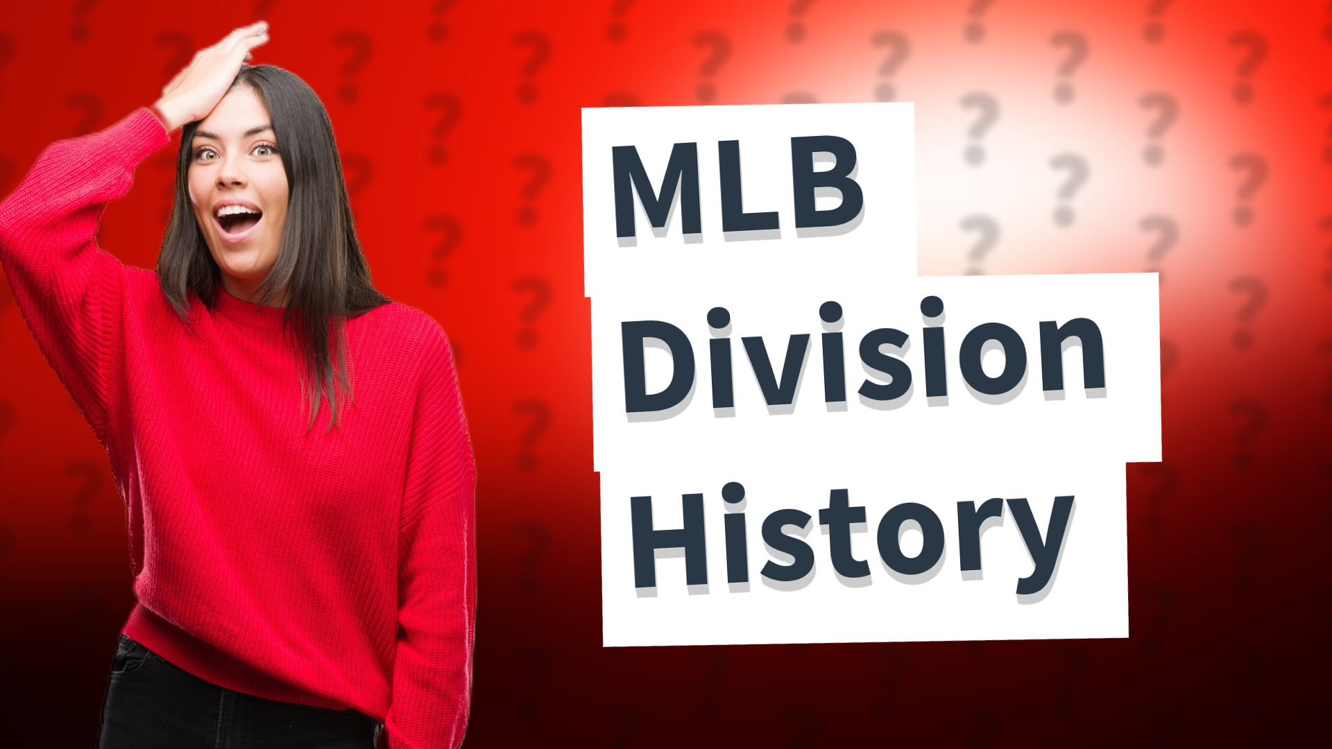 MLB Division History