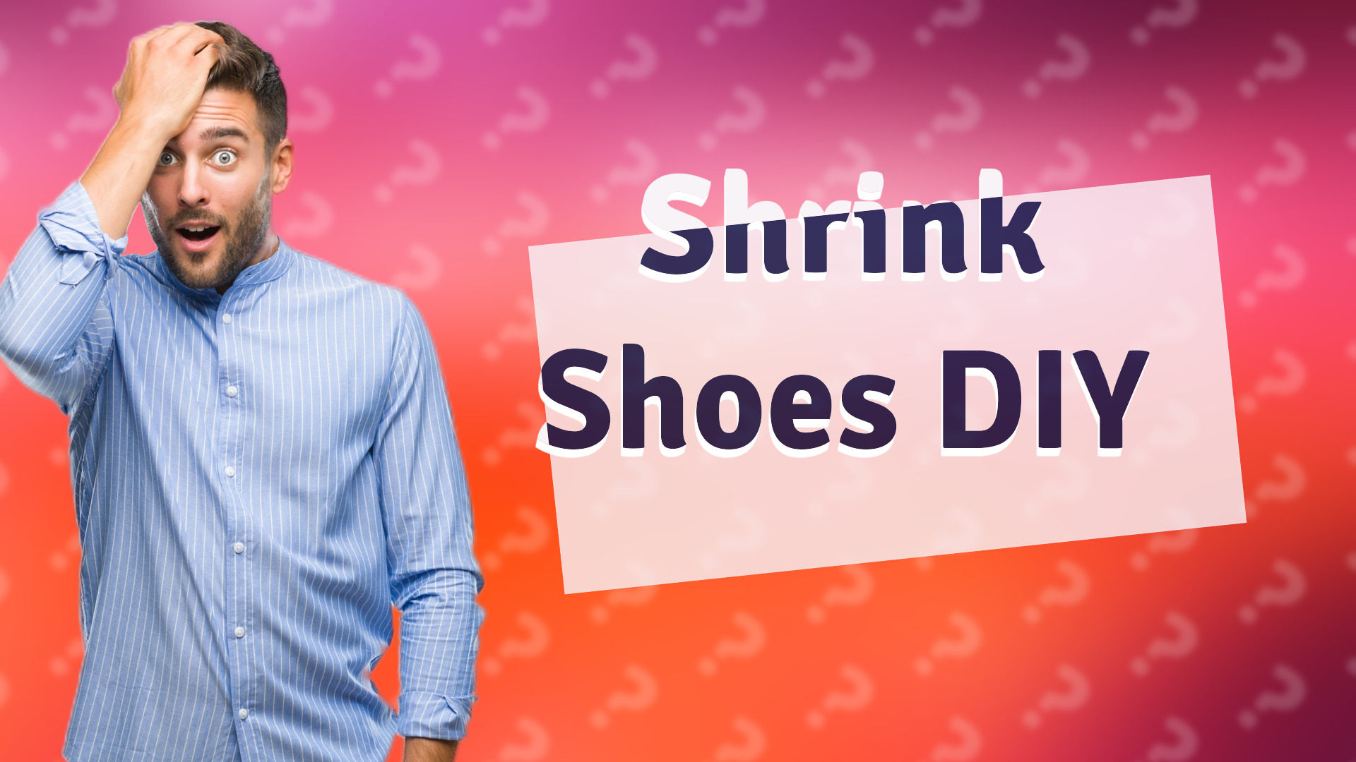 Shrink Shoes DIY
