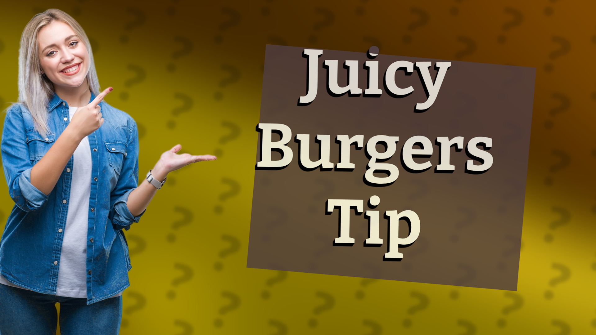 Juicy Burgers Tip