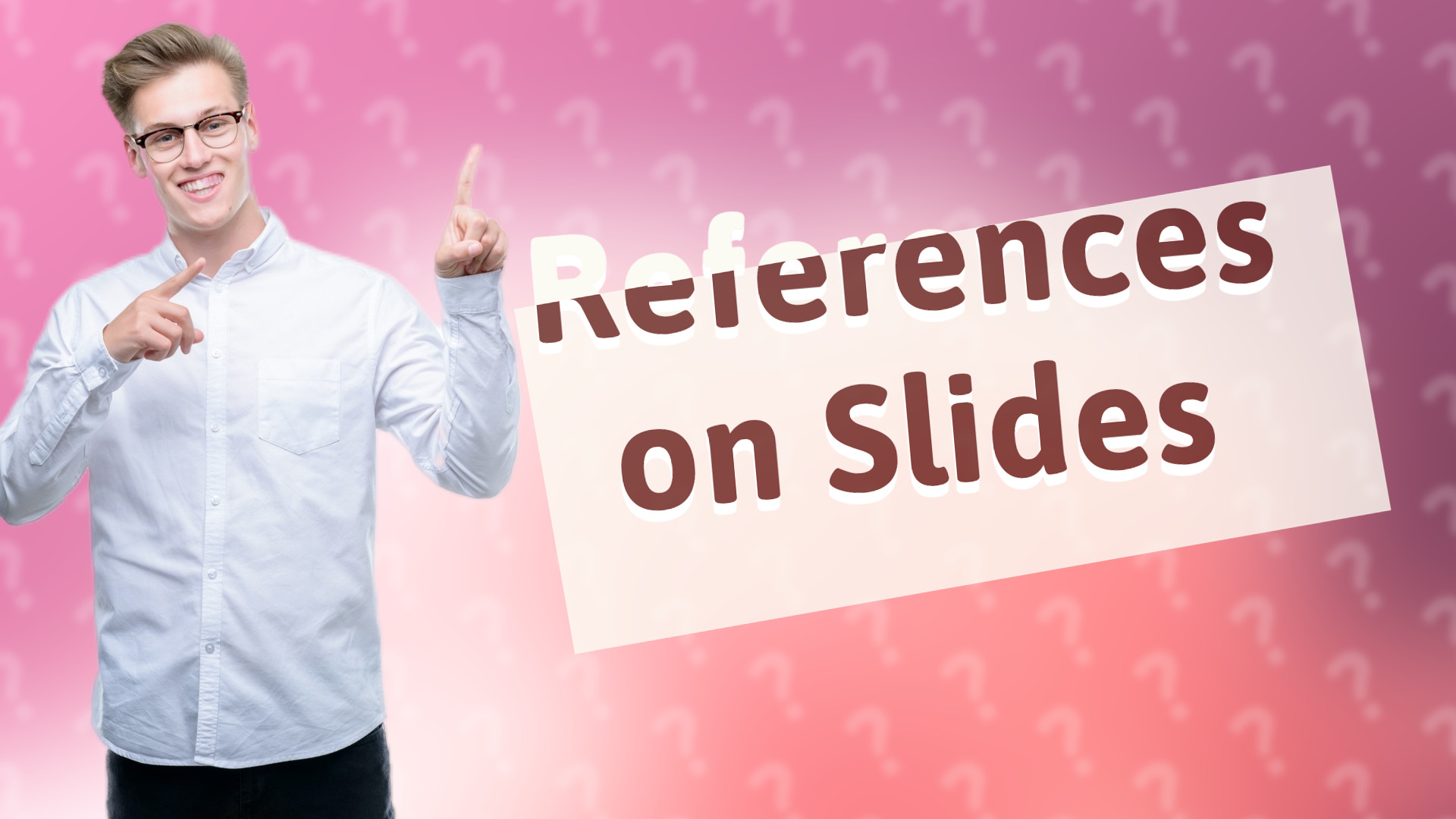 References on Slides