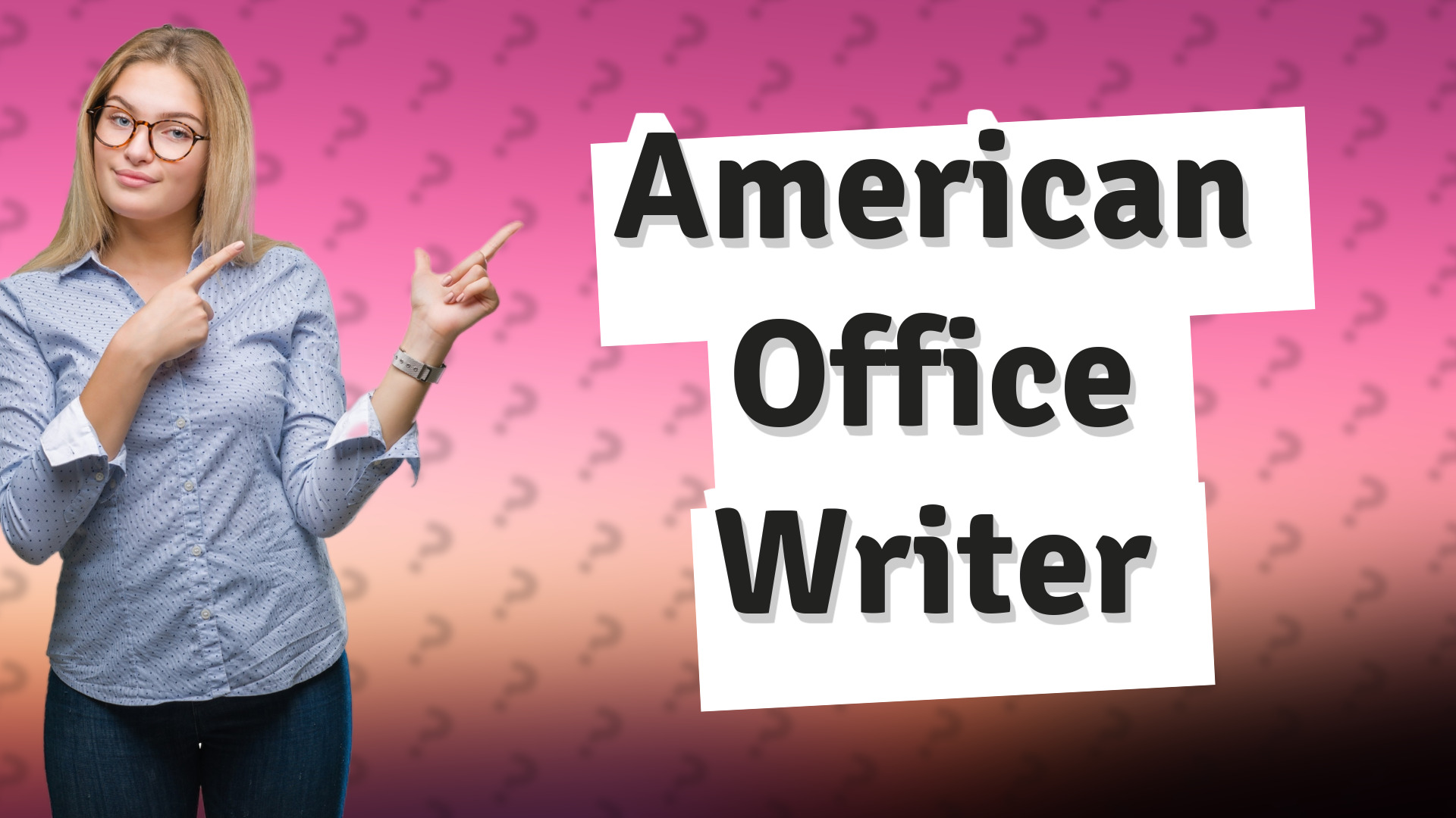 American Office Writer