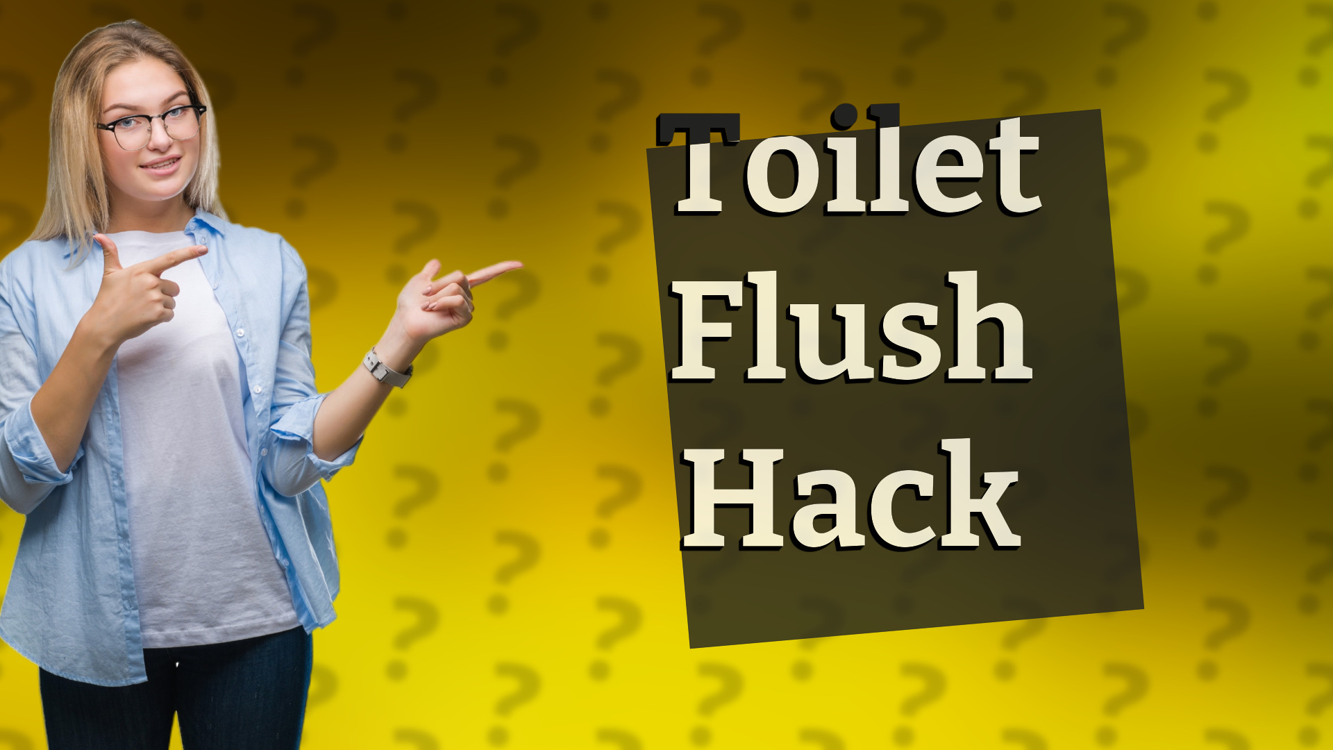 Toilet Flush Hack