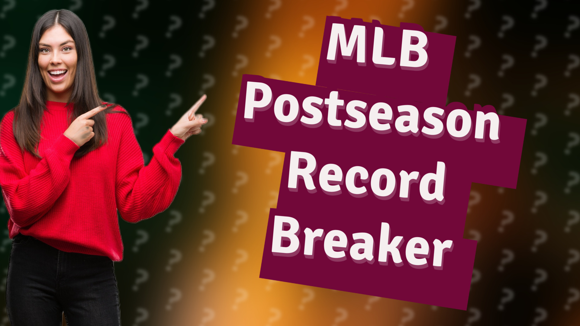 MLB Postseason Record Breaker