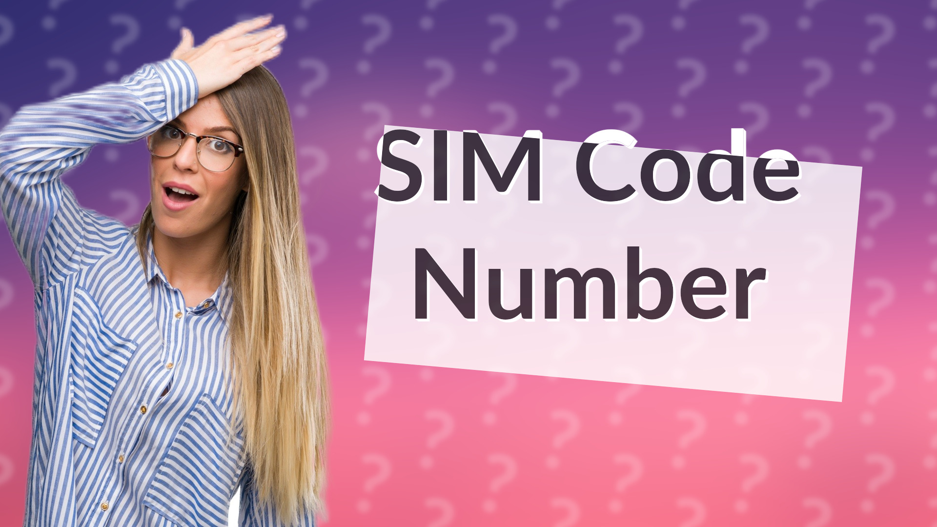 SIM Code Number