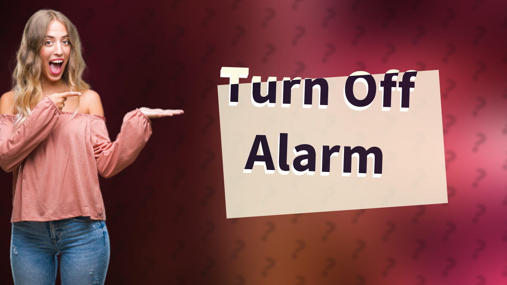 Turn Off Alarm