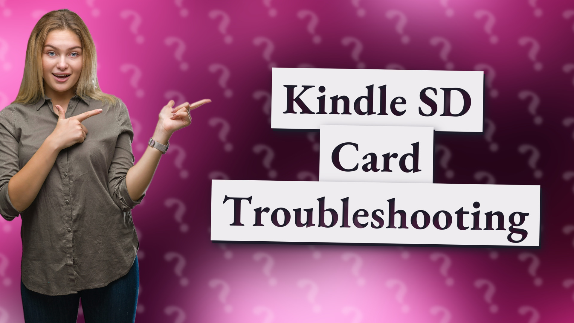 Kindle SD Card Troubleshooting