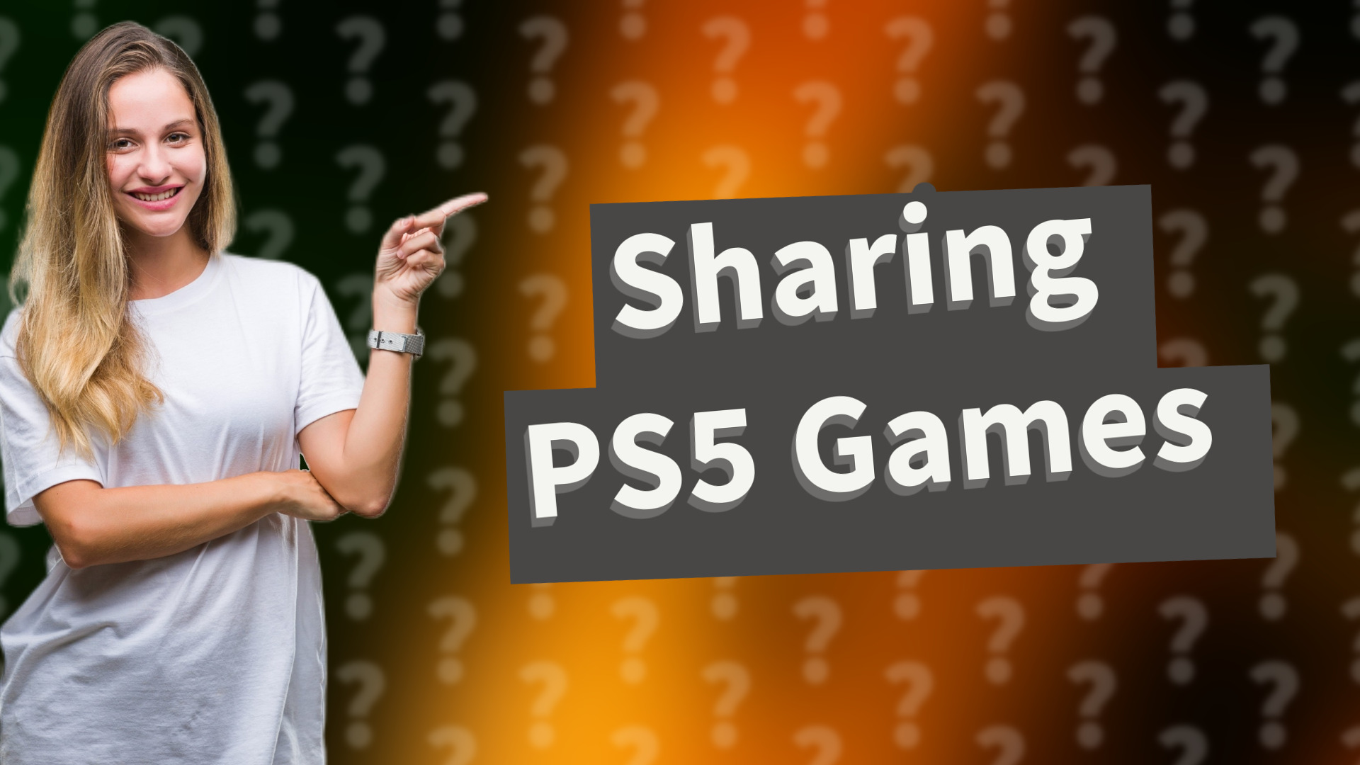 Sharing PS5 Games