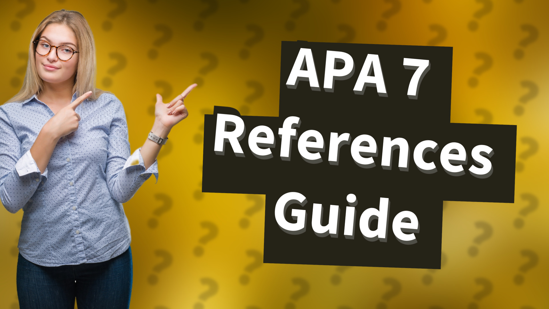 APA 7 References Guide