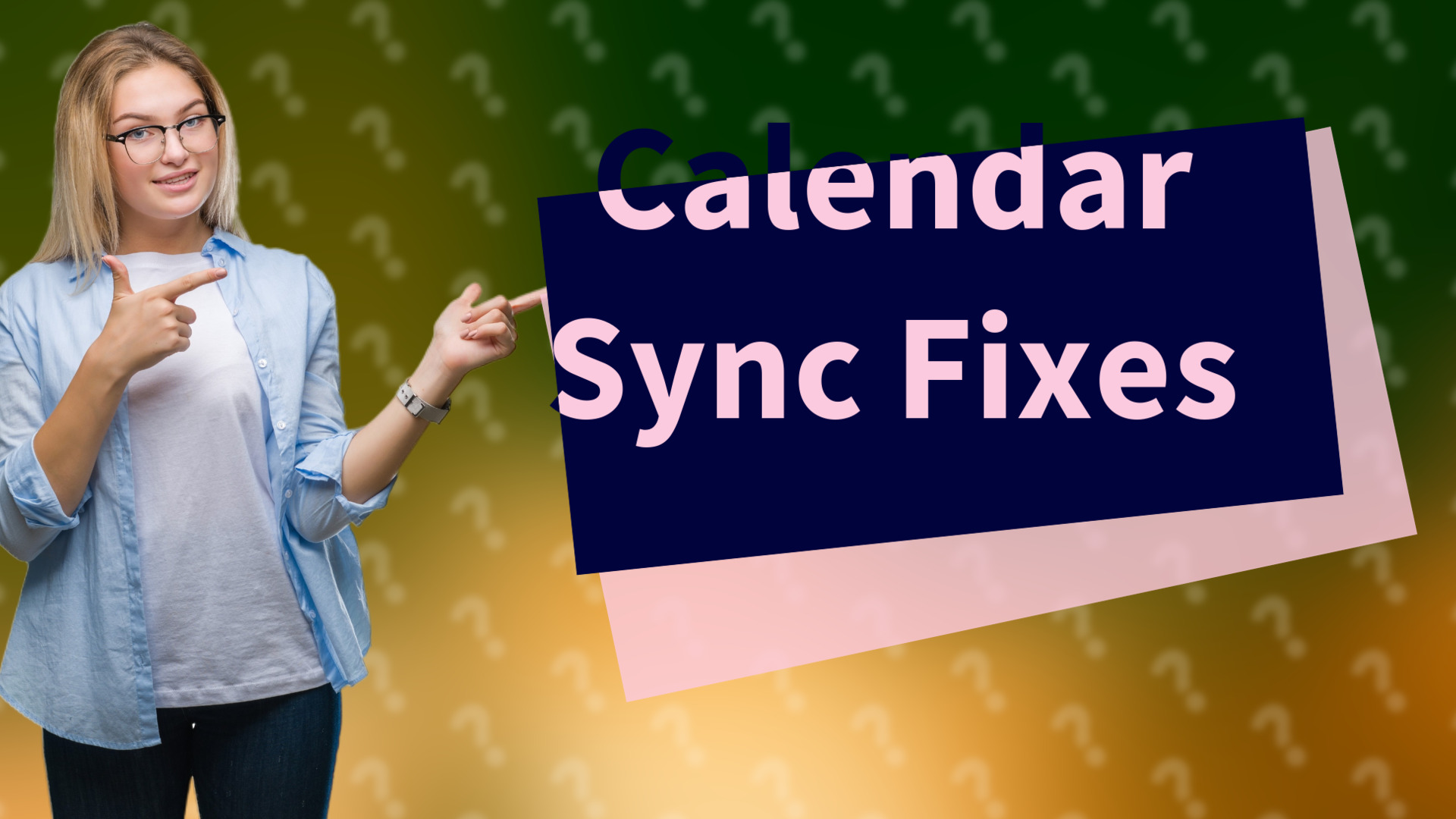 Calendar Sync Fixes