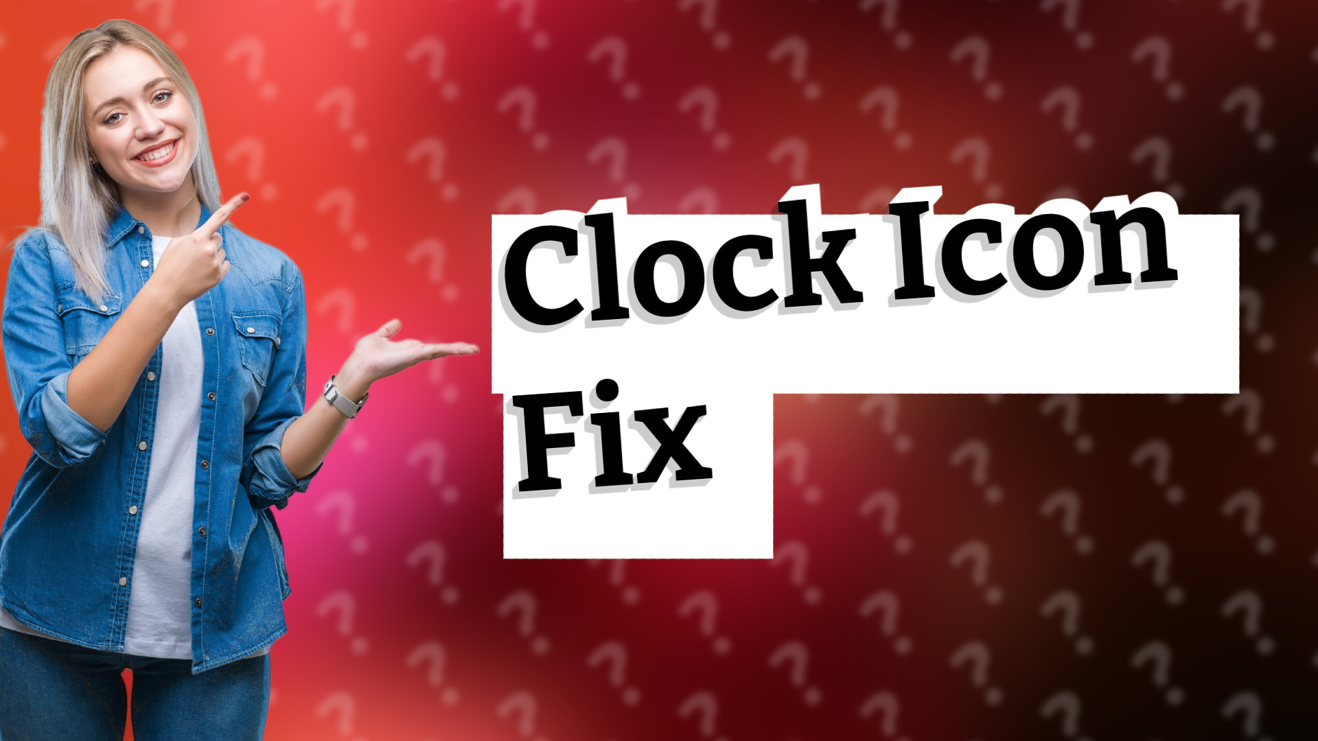 Clock Icon Fix