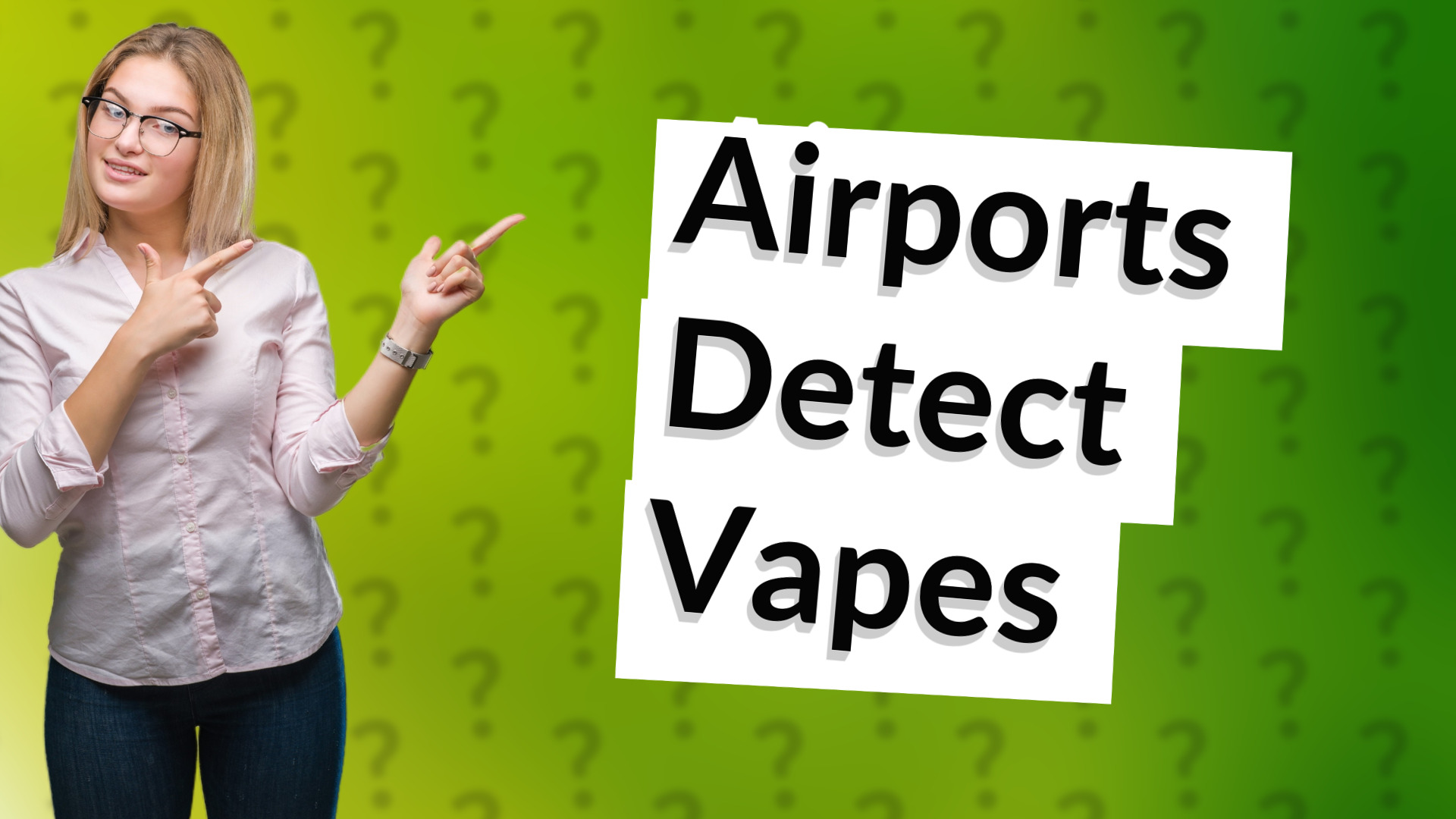 Airports Detect Vapes