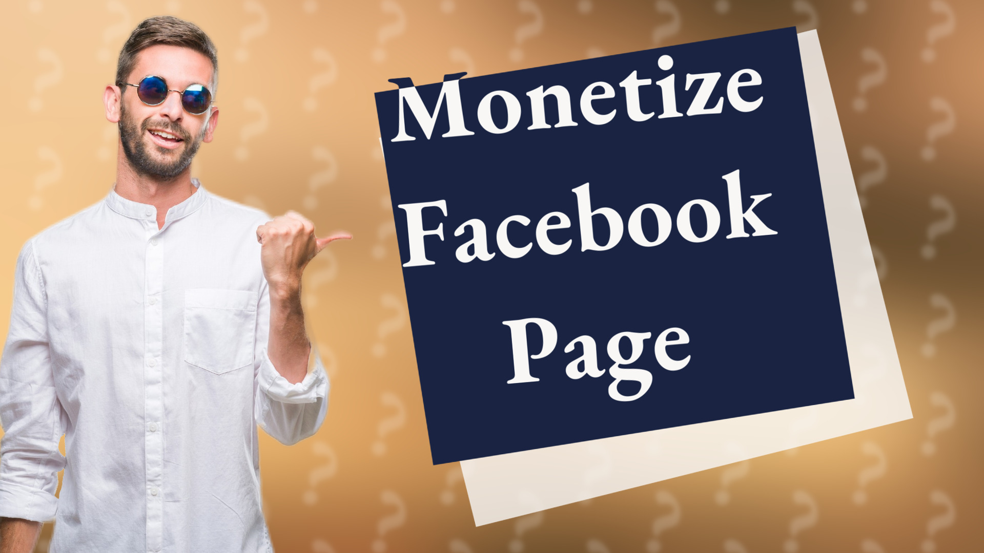Monetize Facebook Page