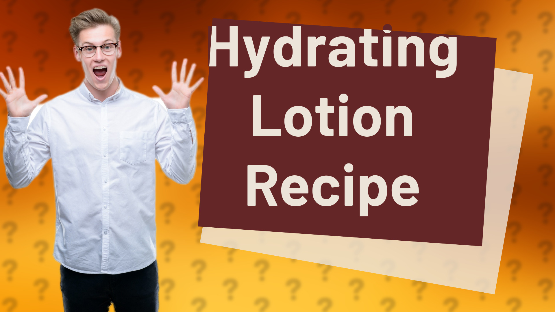 Hydrating Lotion Recipe