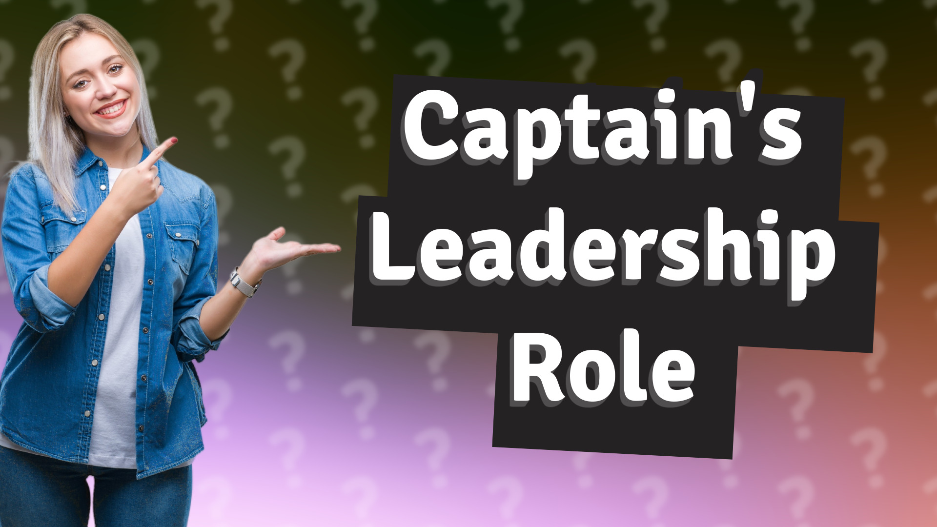 Captain's Leadership Role