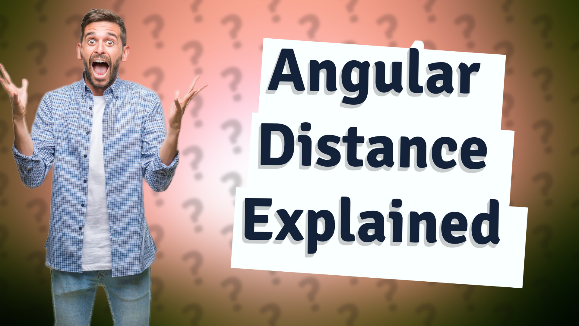 Angular Distance Explained