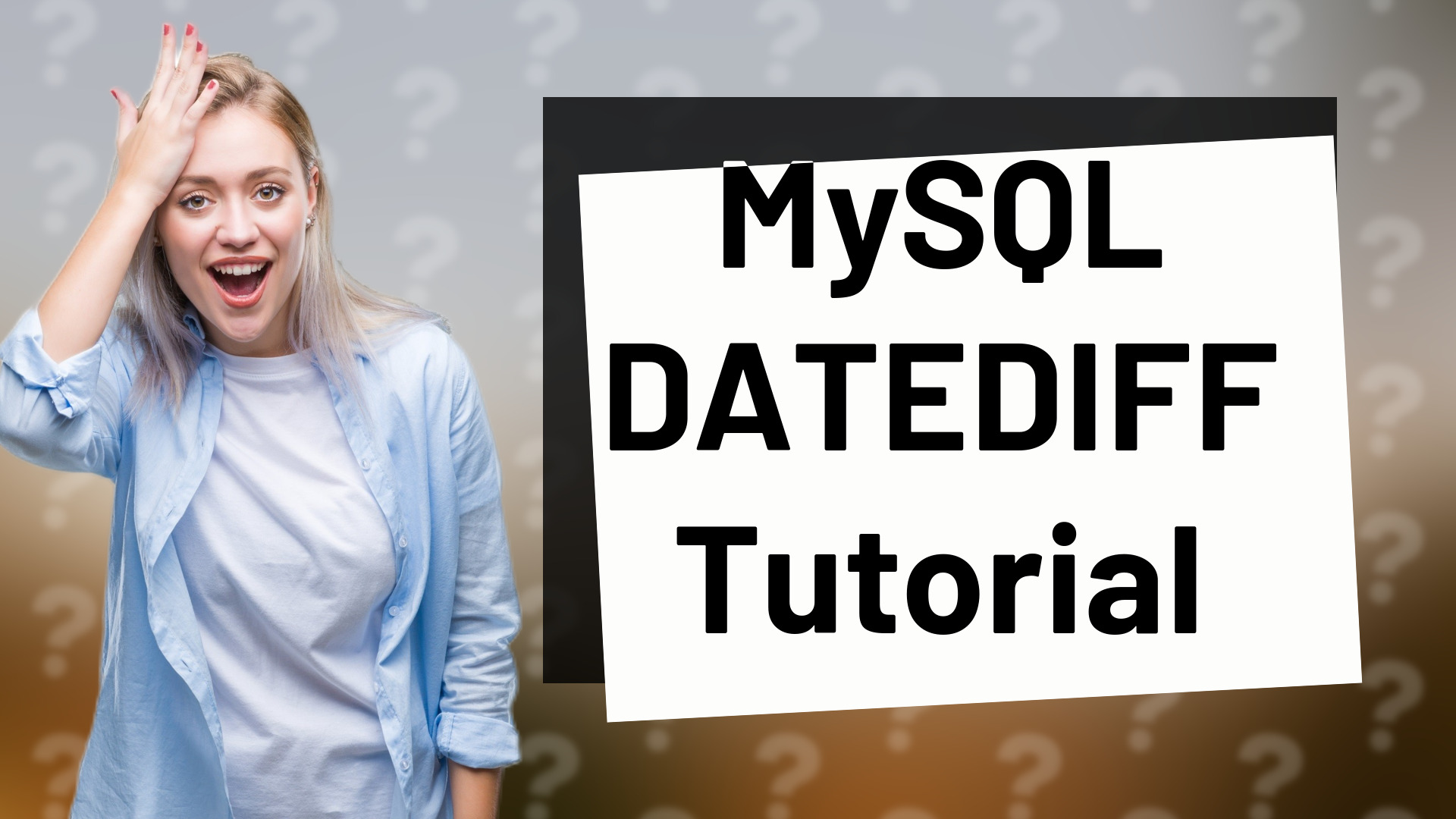 MySQL DATEDIFF Tutorial