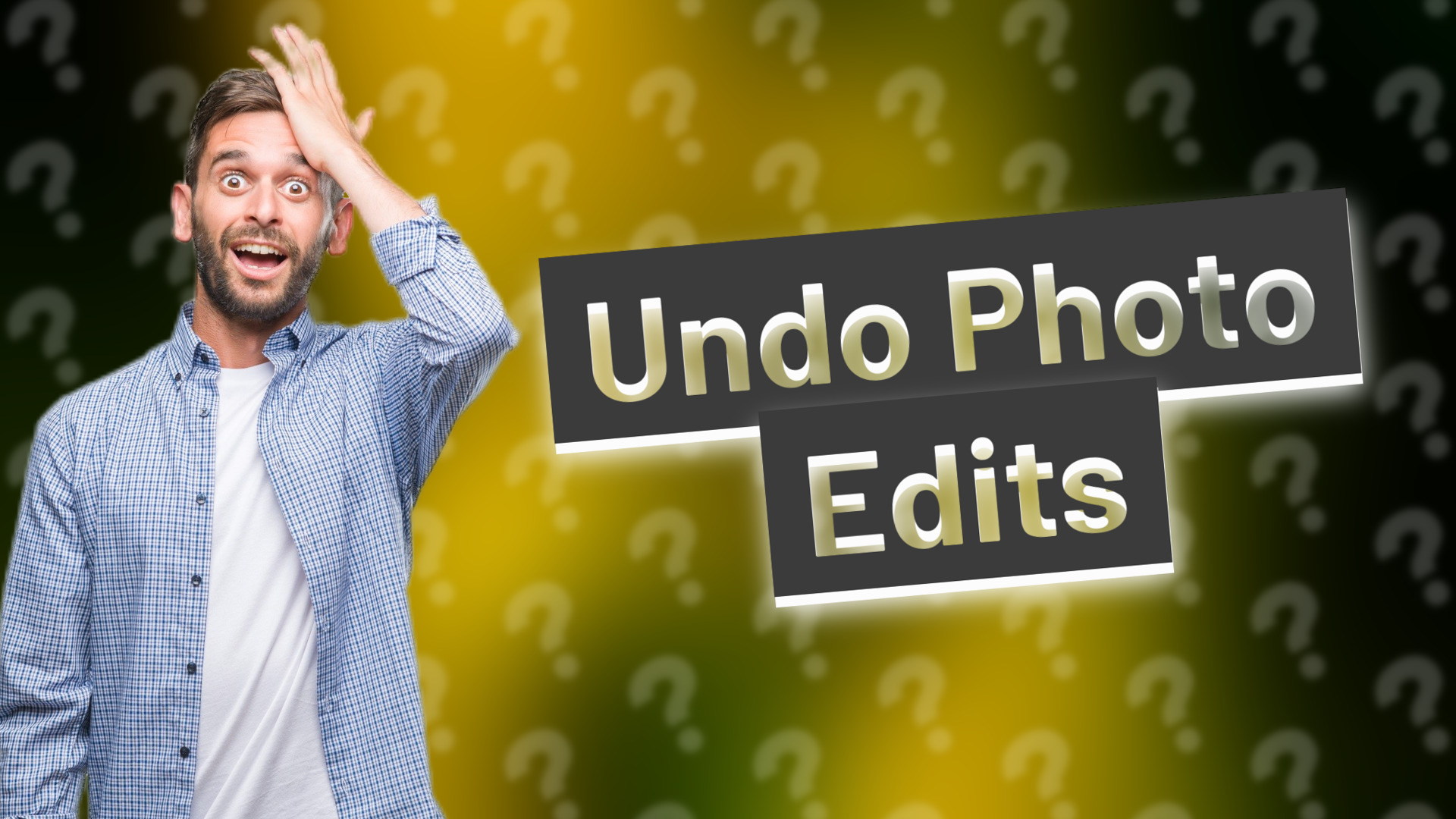 Undo Photo Edits